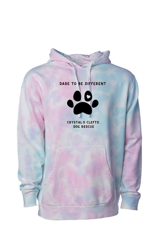 Dare to Be Different Tie Dye Cotton Candy Hoodie