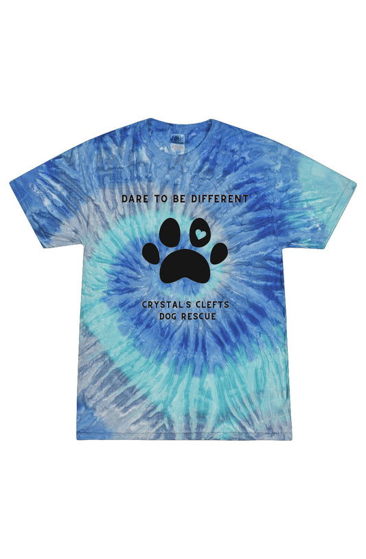 Dare to Be Different Tie Dye Blue Jerry Adult T Sh